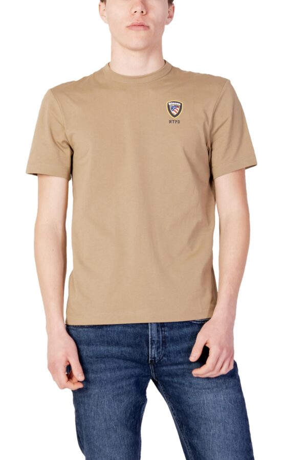 Blauer T-Shirt Uomo