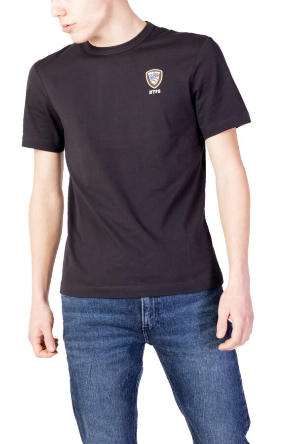 Blauer T-Shirt Uomo