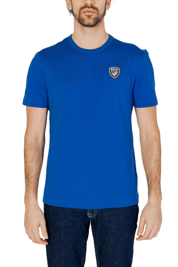 Blauer T-Shirt Uomo