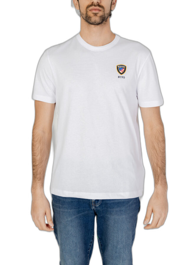 Blauer T-Shirt Uomo