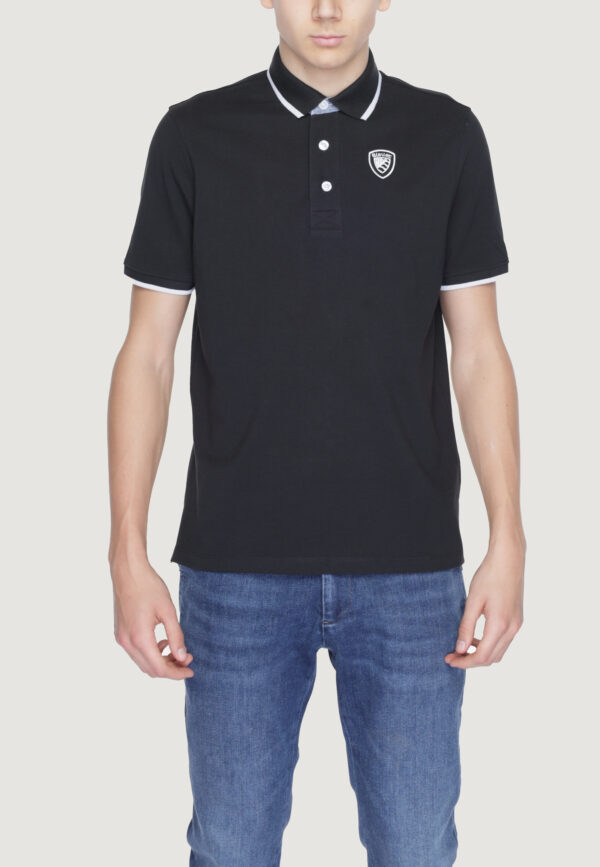 Blauer Polo Uomo