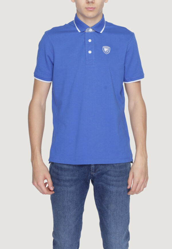 Blauer Polo Uomo